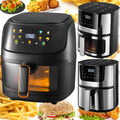 Heißluftfritteuse XXL Air fryer Backofen Fritteusen Heißluft Friteuse Grill 7,5L