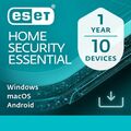 ESET Home Security Essential (Nod32) 2025 10 Geräte 1 Jahr