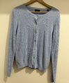 GANT Strickjacke  Damen Pullover Sweatshirt Gr: M Baumwolle Hellblau Top Zustand