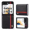 Hülle für Samsung Galaxy Z Flip6 5G Handy Flip 5 / 6 Schutz Carbon Optik Case