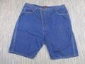 Vivienne Westwood Jeansshorts Damen W36 Anglomania Taschen Button Fly Logo blau