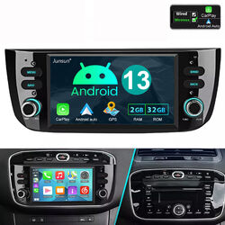 Für Fiat Grande Punto/Linea SWC Carplay Android 13 Autoradio GPS NAV BT 2G+32GB