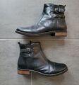 Boots Stiefelette  5th Avenue Gr. 36 schwarz  Leder Top  59,90€ Herbst