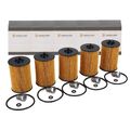 5x HIRSCHER Ölfilter + Schraube für VW GOLF 7 PASSAT TIGUAN TOURAN 1.6/2.0 TDI