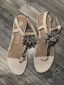 Marco Tozzi Sandalen Schuhe Mit Glitzer  Gr.39 Damen Gebraucht