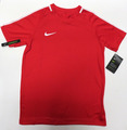 Nike Jungen rot weiß Dri-Fit Sport T-Shirt Tee Alter 12-13 Jahre Fußball Fitnessstudio