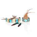 Indianer Schmuck Set Damen Indianerin Kostüm Zubehör Wilder Westen 