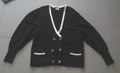 Basler Strickjacke Cardigan Gr.46 48 Marine Weiß