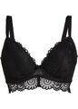 Neu Schalen BH mit Bügel Gr. (85) B Schwarz Damen Bra Oberteil Dessous