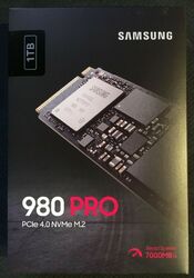 Original Samsung 980 PRO 1TB M.2 SSD. R/W 7000/5000 Mb/s MZ-V8P1T0BW .👀