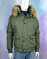 Jacke YOURTURN ,kurze Winterjacke mit Kapuze und reichem Pelzkragen ,Gr.S SUPER