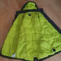 North Face Winterjacke Gr.S grün Daunen gefüttert abnehmbare Kapuze