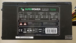 750W Netzteil SuperPower * SPS-750SP.(14) * ATX * 750 Watt