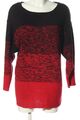 H&M DIVIDED Rundhalspullover Damen Gr. DE 36 rot-schwarz Casual-Look