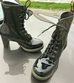 Dr Martens Darcie Schwarz Lackleder Stiefel UK 5 EU 38 US 7