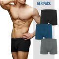 6 Herren Boxershorts Unterwäsche Unterhose Shorts aus Bambus-Viskose S - 4XL