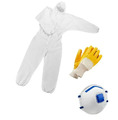 ProSafe® Arbeitsschutz-Set Overall Maske Handschuhe Abriss Asbest KMF Dämmwolle