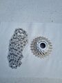 Campagnolo Super Record Titanium Cassette & Kette 11S 12/25T Guter Zustand!