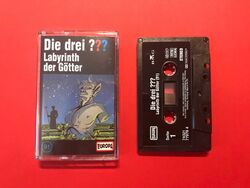 MC Die Drei Fragezeichen ??? Labyrinth der Götter 91 Hörspiel Kassette