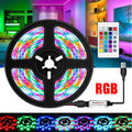 USB LED Band Streifen RGB Stripe Licht-Leiste 2835 SMD Leuchte Lichterkette 1-5m