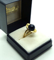 Vintage Schöner Damen Ring 333er Gold Gelbgold mit Lapislazuli ? (SHK22-063)