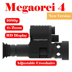 Megaorei 4 HD 1080P Nachtsicht Jagd Kamera Hinten Umfang 850nm IR Taschenlampe S