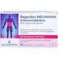 IBUPROFEN Heumann Schmerztabletten 400 mg 20 St PZN 00040554