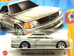 Hot WHeels 89 Mercedes-Benz 560 SEC AMG silber silver 2023 HW Turbo NEU&OVP