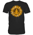 Yoga Sonnenblumen T-Shirt Gärtner Geschenk Garten Meditation