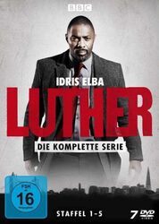 LUTHER die komplette Serie STAFFEL 1 2 3 4 5 - Idris Elba 7 DVD