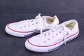 Converse All Star Classic OX Unisex Sneaker Chucks Gr. 39,5 weiß Canvas CH3-627