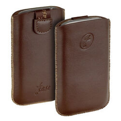 T- Case Leder Tasche braun f Motorola Fire XT316 Etui Leather brown