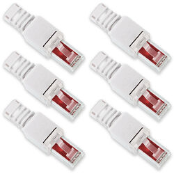 6x Netzwerk Stecker RJ45 Cat6 Cat7 Cat5 LAN Kabel werkzeuglos Netzwerkstecker✅NEW✅ALLE STÜCKZAHLEN ZUM MEGAPREIS✅DE VERSAND+HÄNDLER✅