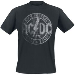 AC/DC Herren-T-Shirt "High Voltage 1975" schwarz Gr. M-5XL