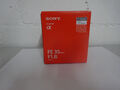 Sony SEL35F18F Vollformat Objektiv FE 35mm F1.8 Sony E-Mount Full Frame NEU