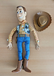 Disney Toy Story, große Woody Puppe, von 2009, Thinkway Toys