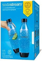 Sodastream Duopack Fuse: 2x 1L Pet-Flaschen, Spülmaschinengeeignet, Schwarz