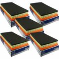 5x MAHLE KNECHT LX 596 Luftfilter Air Filter für Volvo V40 Kombi VW