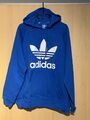 Original Adidas Kapuzen Sweatshirt Herren Gr. L blau Hoodie