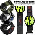 Rugged Nylon Armband Für Für Samsung Galaxy Watch 7 FE 6 5 4 3 Classic 20mm 22mm