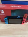 Nintendo Switch HAC-001 - 32GB - Spielkonsole - Neon-Rot/Neon-Blau