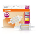 Osram LED Leuchtmittel Star 78mm Stab 8W = 75W R7s 1055lm warmweiß 2700K DIMMBAR