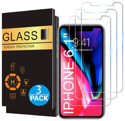 3x Echt Glas Panzerfolie für iPhone 11 PRO X XR XS MAX Display Schutzfolie Hart★ PREMIUM QUALITÄT ★ BLITZVERSAND ★DEUTSCHER HÄNDLER ★