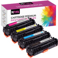 TONER SET XXL für HP COLOR LASERJET CP2025 DN CP2025 N CM2320FXI CM2320 N NF