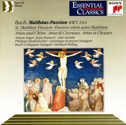 JOHANN SEBASTIAN BACH - MATTHÄUS-PASSION CD (HELMUTH RILLING) ARIEN UND CHÖRE