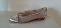 Ballerinas Leder Gold Gr 38,5