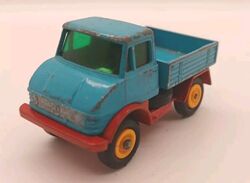 MERCEDES-BENZ UNIMOG 406 TÜRKIS VON MATCHBOX SERIES No.49 ENGLAND VON 1967-1970