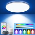 LED Deckenleuchte Smart LED Deckenlampe mit Fernbedienung RGB LED Deckenleuchte