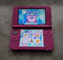 Nintendo 3DS XL Rosa Handheld Konsole + Spiele | Defekt