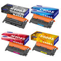 4x XXL Toner für Samsung Xpress C460W C410W CLP-365 CLX-3305 CLT-406S CLX3305